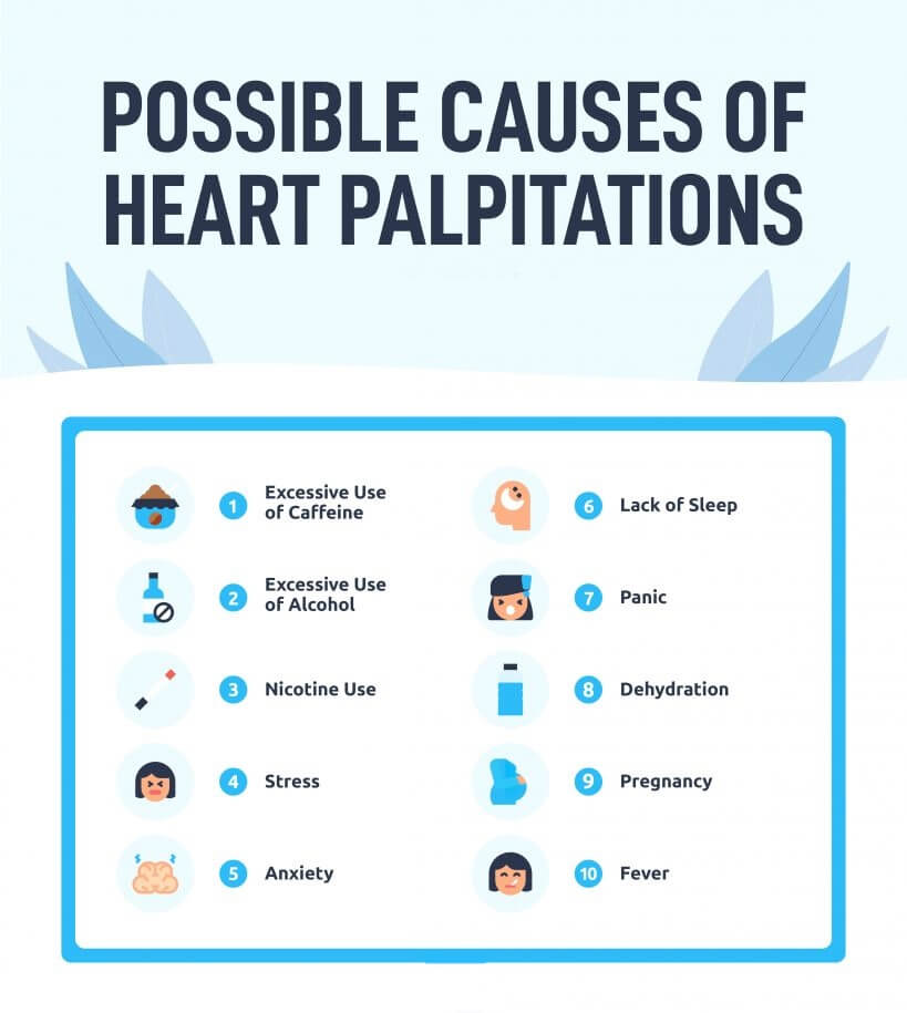 Possible causes of health palpitations Healthyious