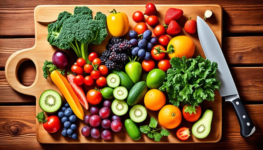 Fruits and vegetables