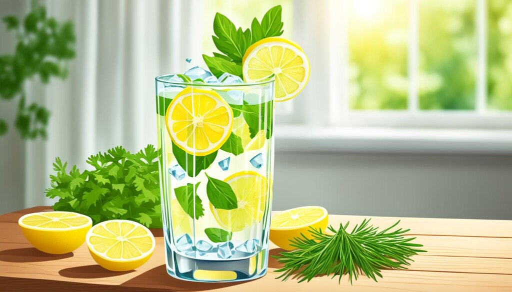 lemon water for gout