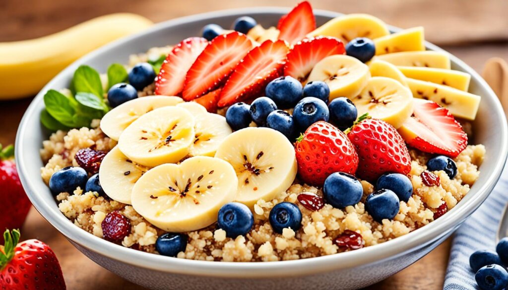 quinoa breakfast bowl