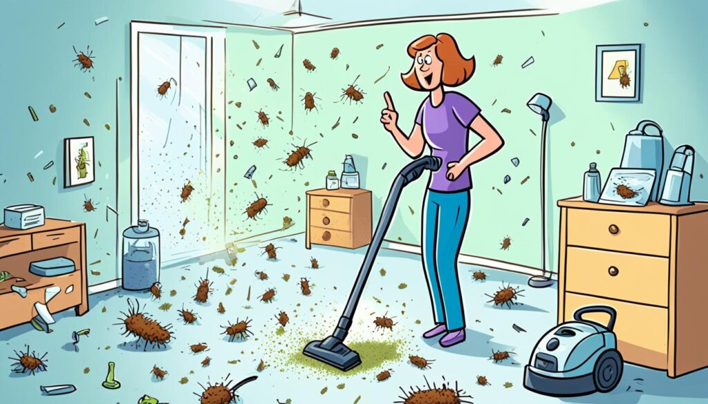 vacuuming for flea control