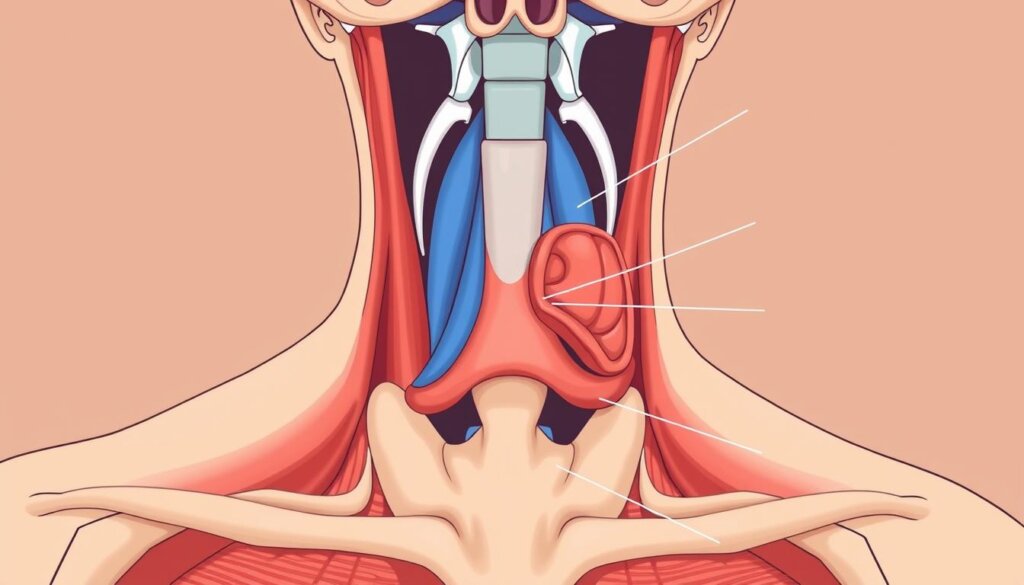 Anatomy of the larynx and pharynx