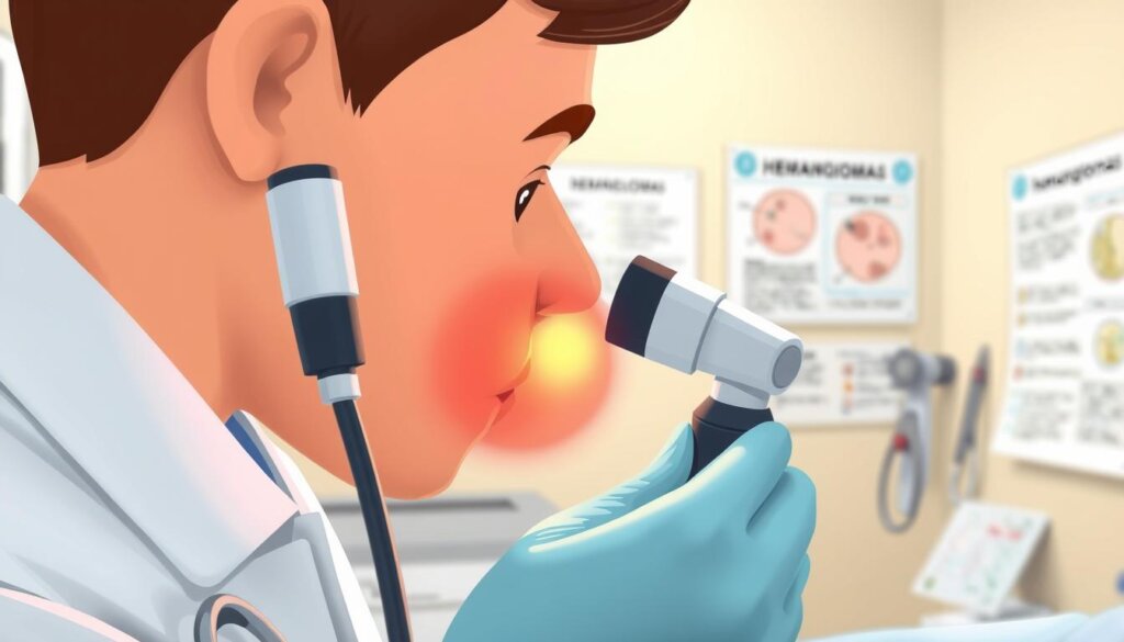 Diagnosing hemangiomas