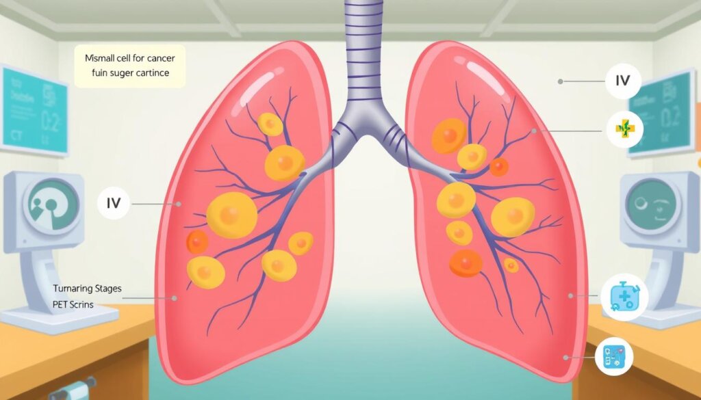 Non-small cell lung cancer staging