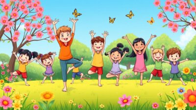 Fun Yoga for Kids: Healthy Play for Little Ones